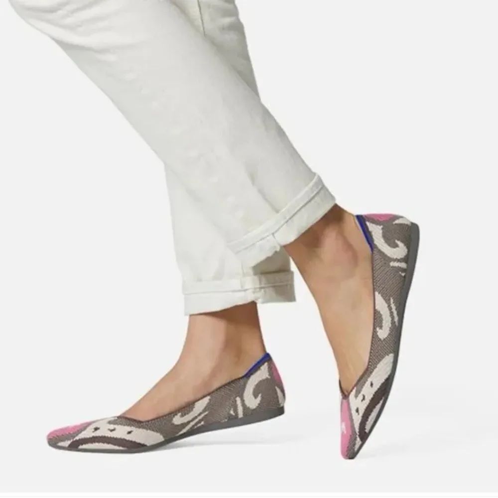 NWOB Rothy's The Point Retired Moroccon Rose Shoes Flats Size 9